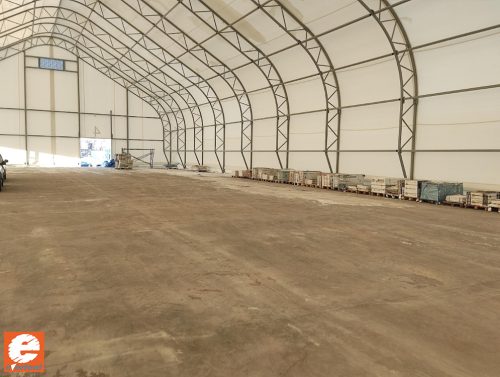 фундамент для тентового ангара