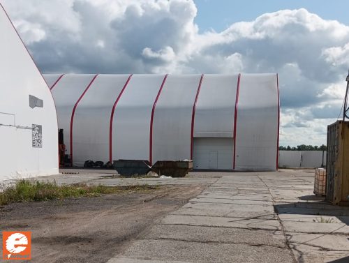 замена тента ангара